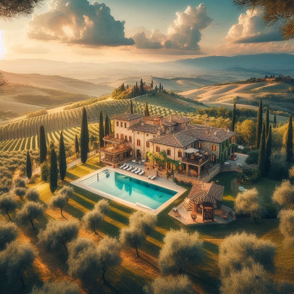 Villa Bellissima, Tuscany of Italy Luxury Villas Listings