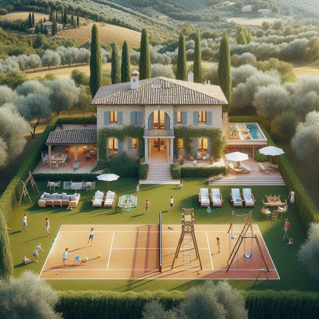 luxury villas italy le collectionist for Villa Pia in Umbria